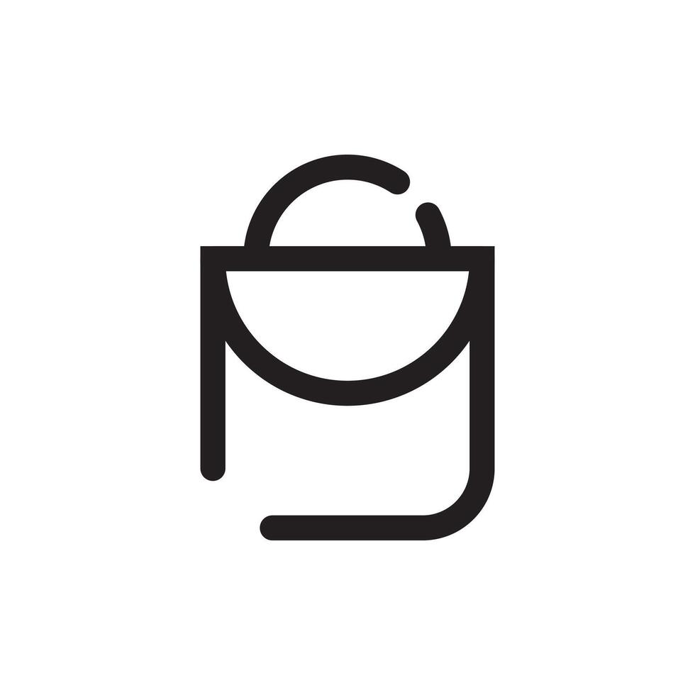 Bag icon. Linear illustration from beautiful collection. Elegant design vector
