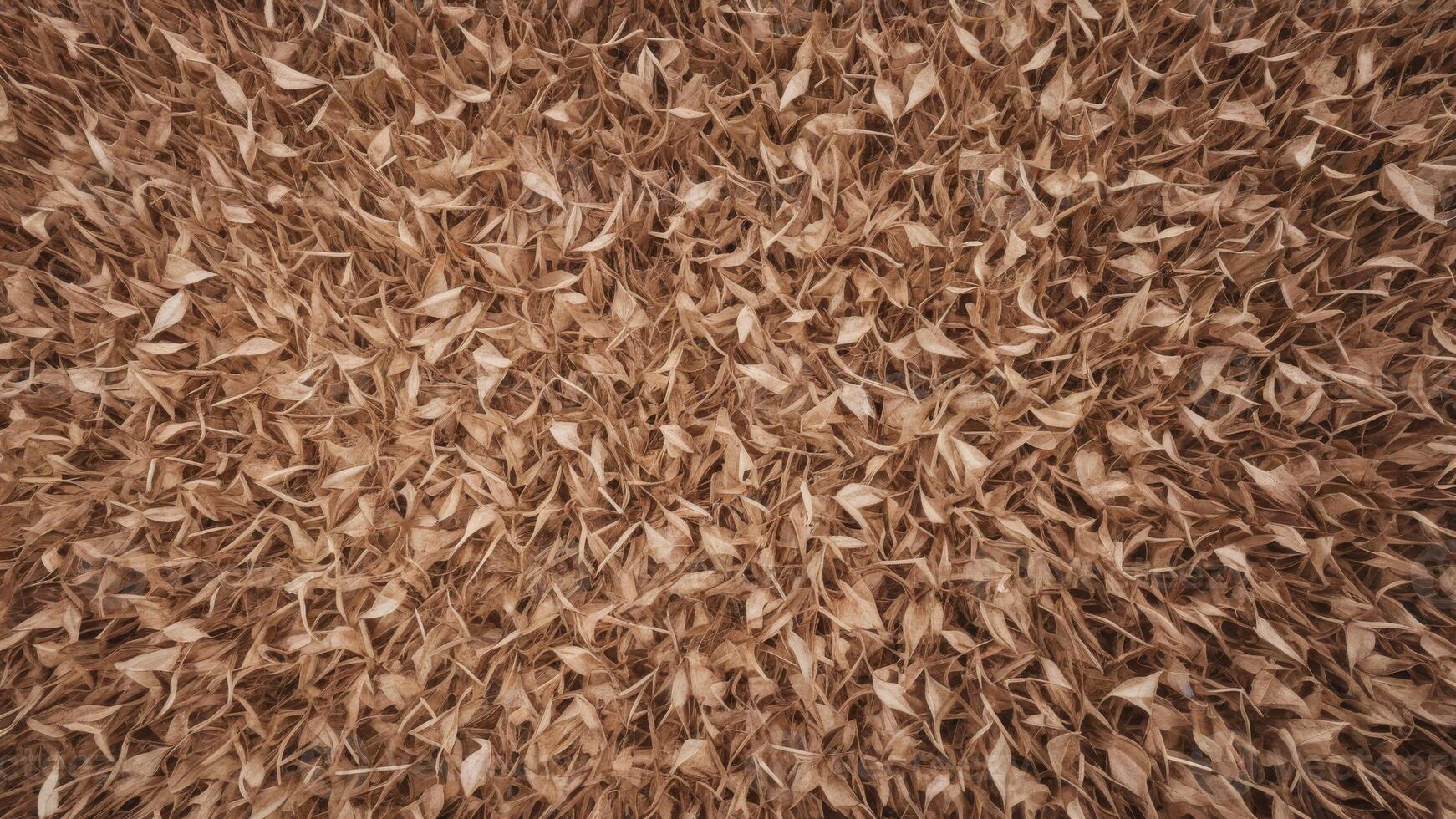 top view of dry leaves with texture as background. photo