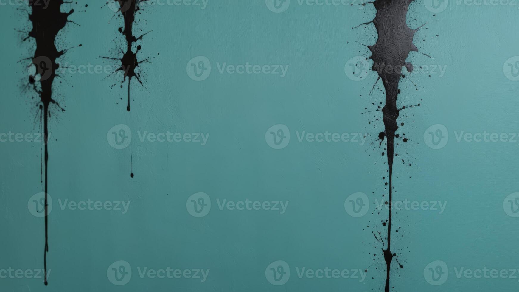 green wall with black splash as background photo