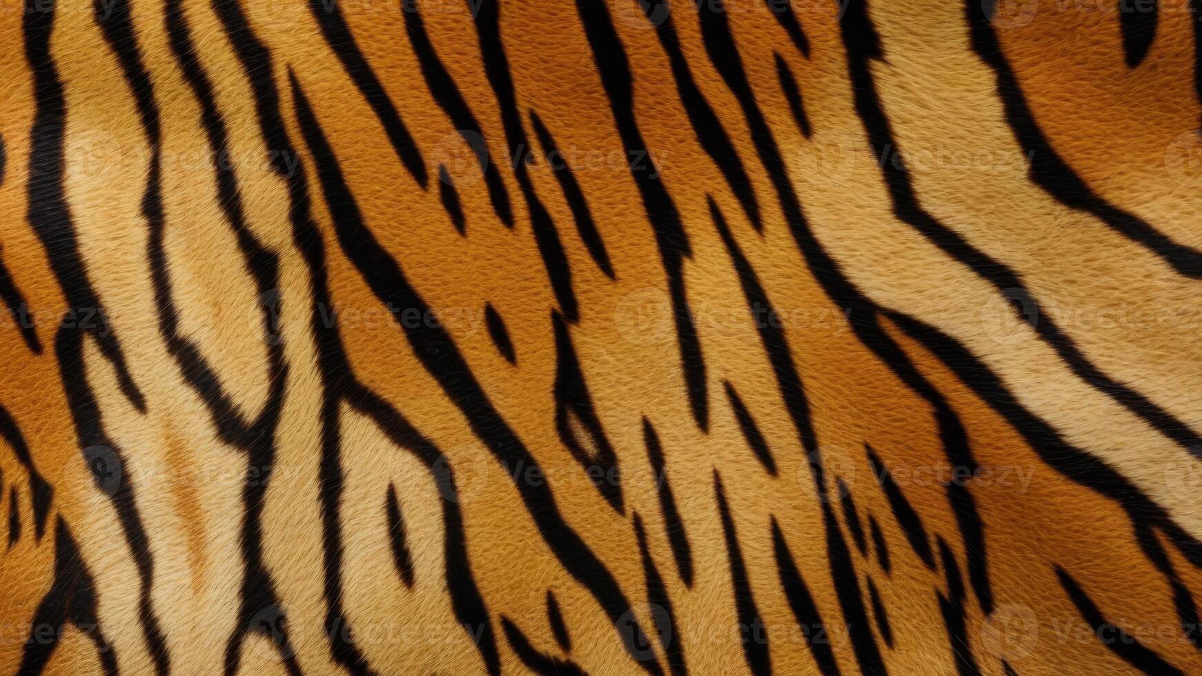 tiger skin pattern with texture as background. photo
