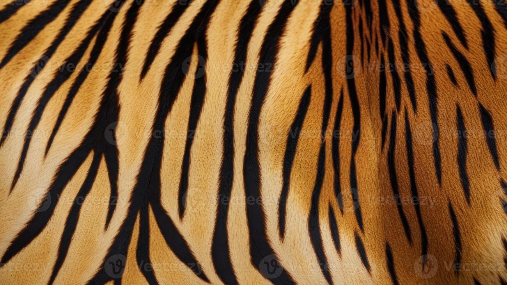 tiger skin pattern with texture as background. photo