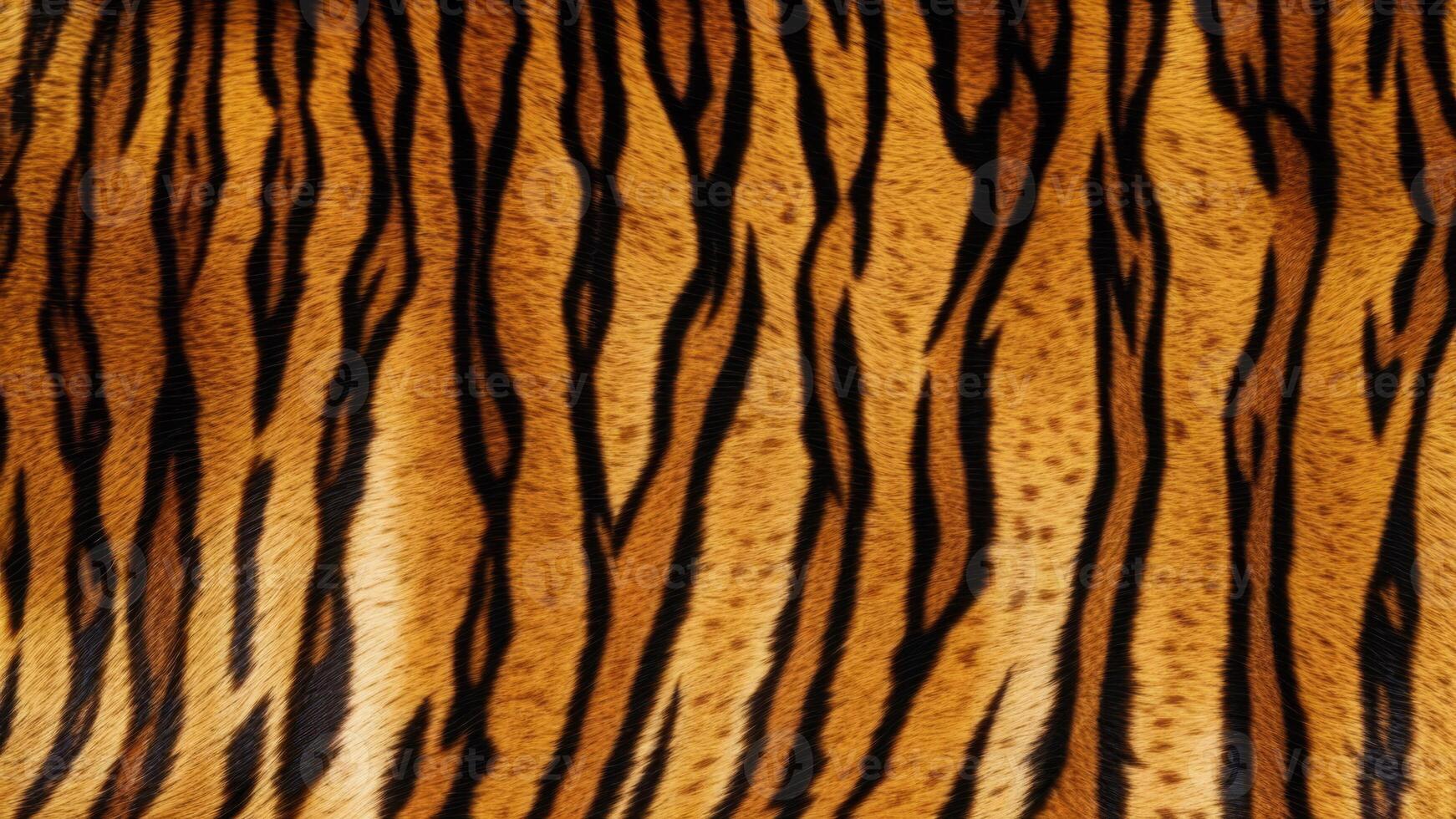 tiger skin pattern with texture as background. photo