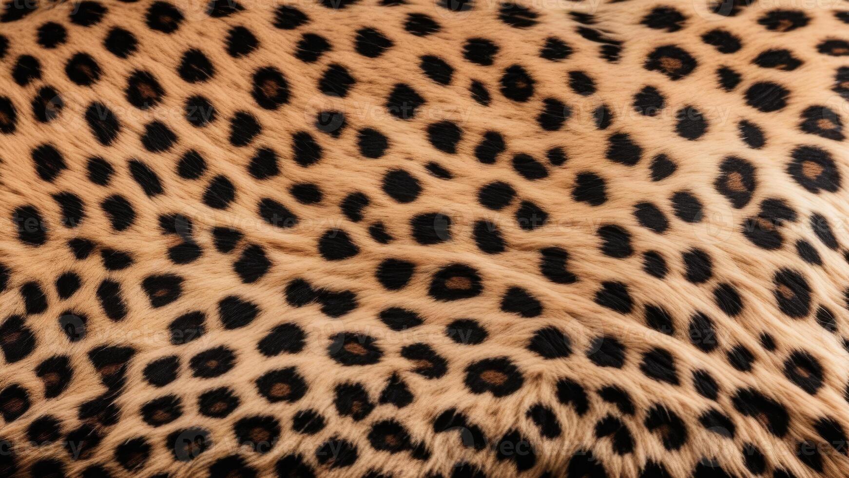 leopard skin pattern with texture as background. photo