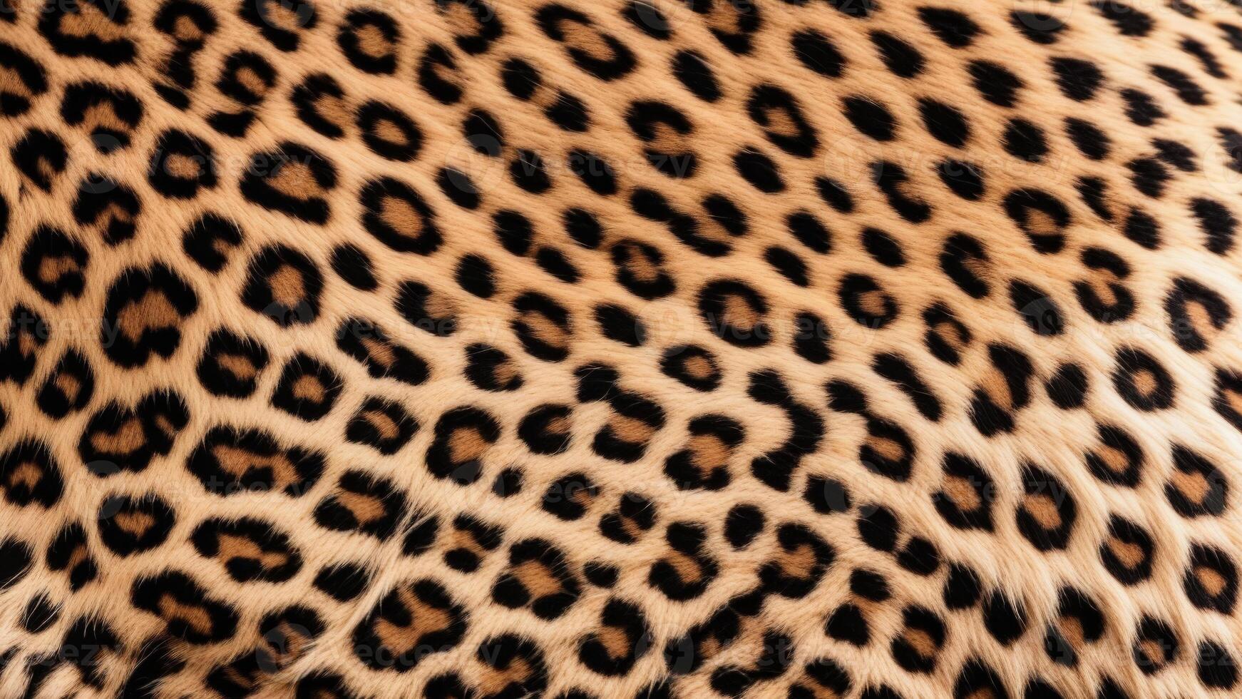 leopard skin pattern with texture as background. photo