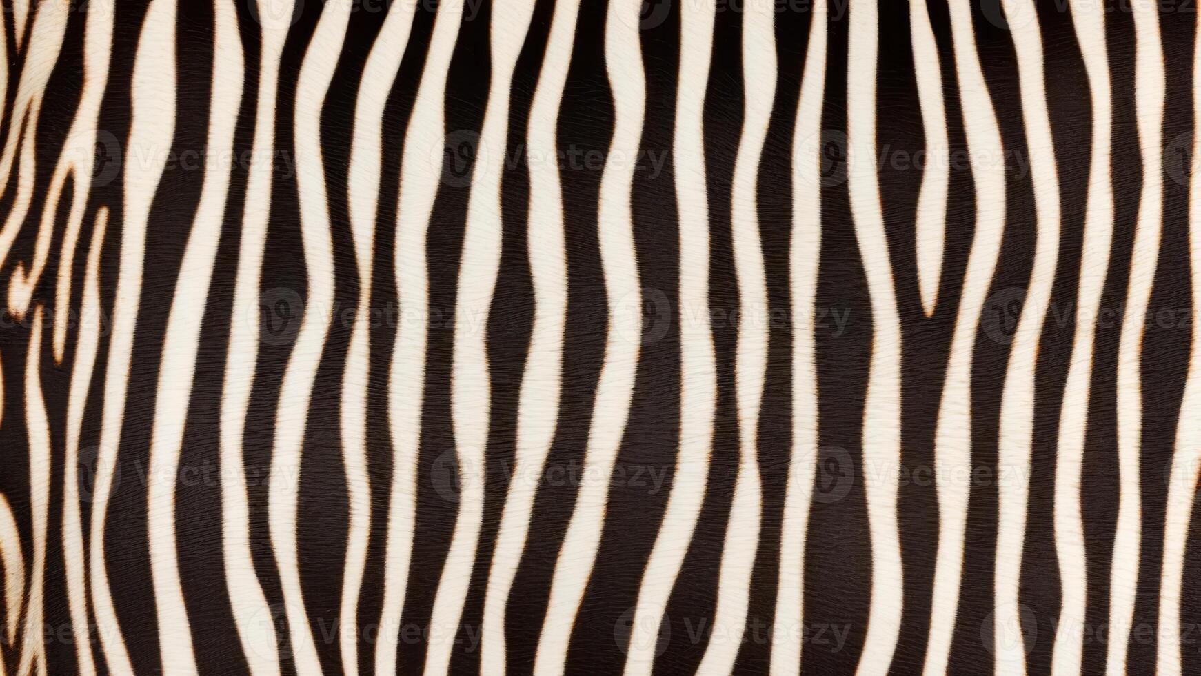 Zebra skin pattern with texture as background. photo