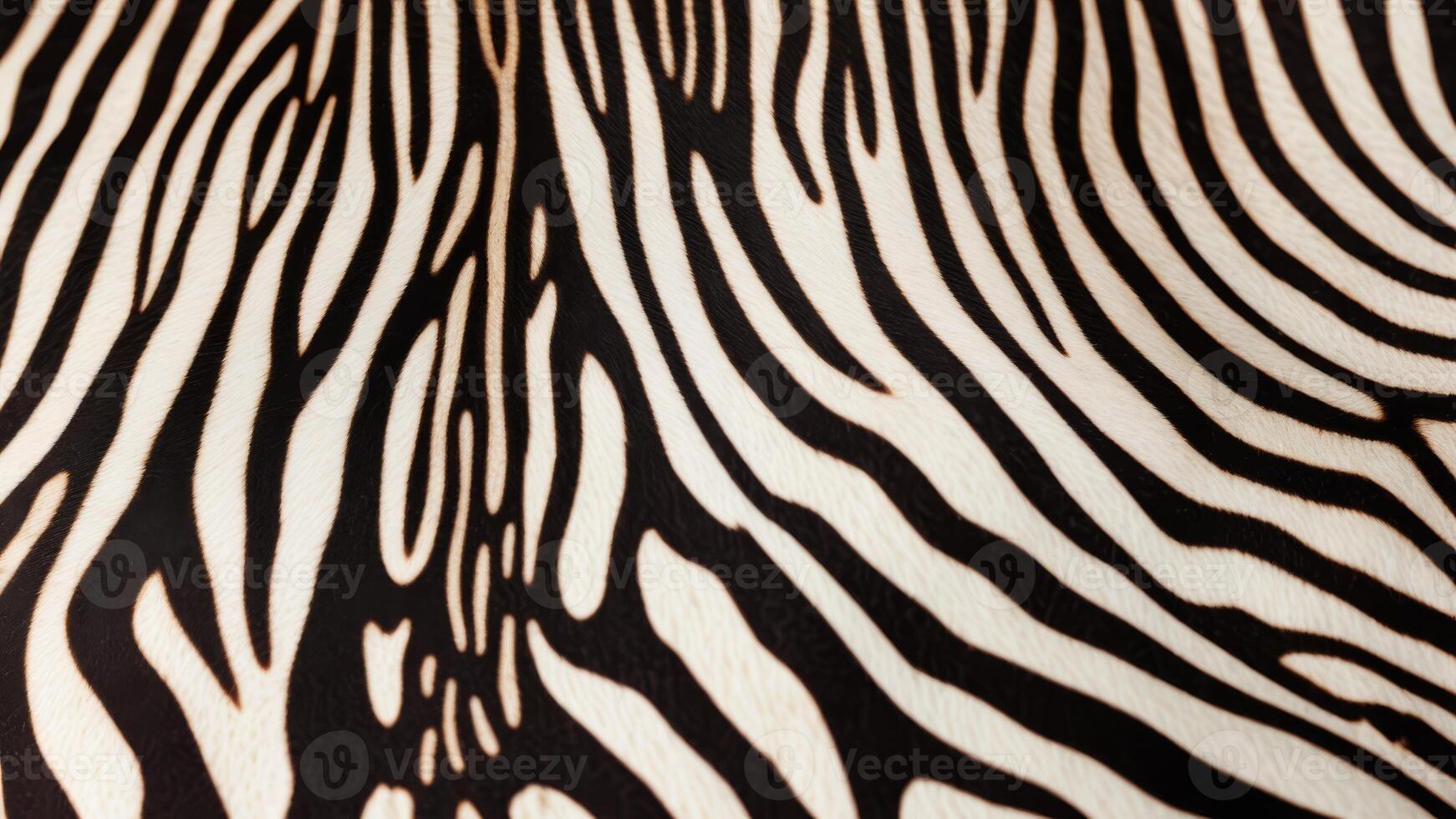 Zebra skin pattern with texture as background. photo