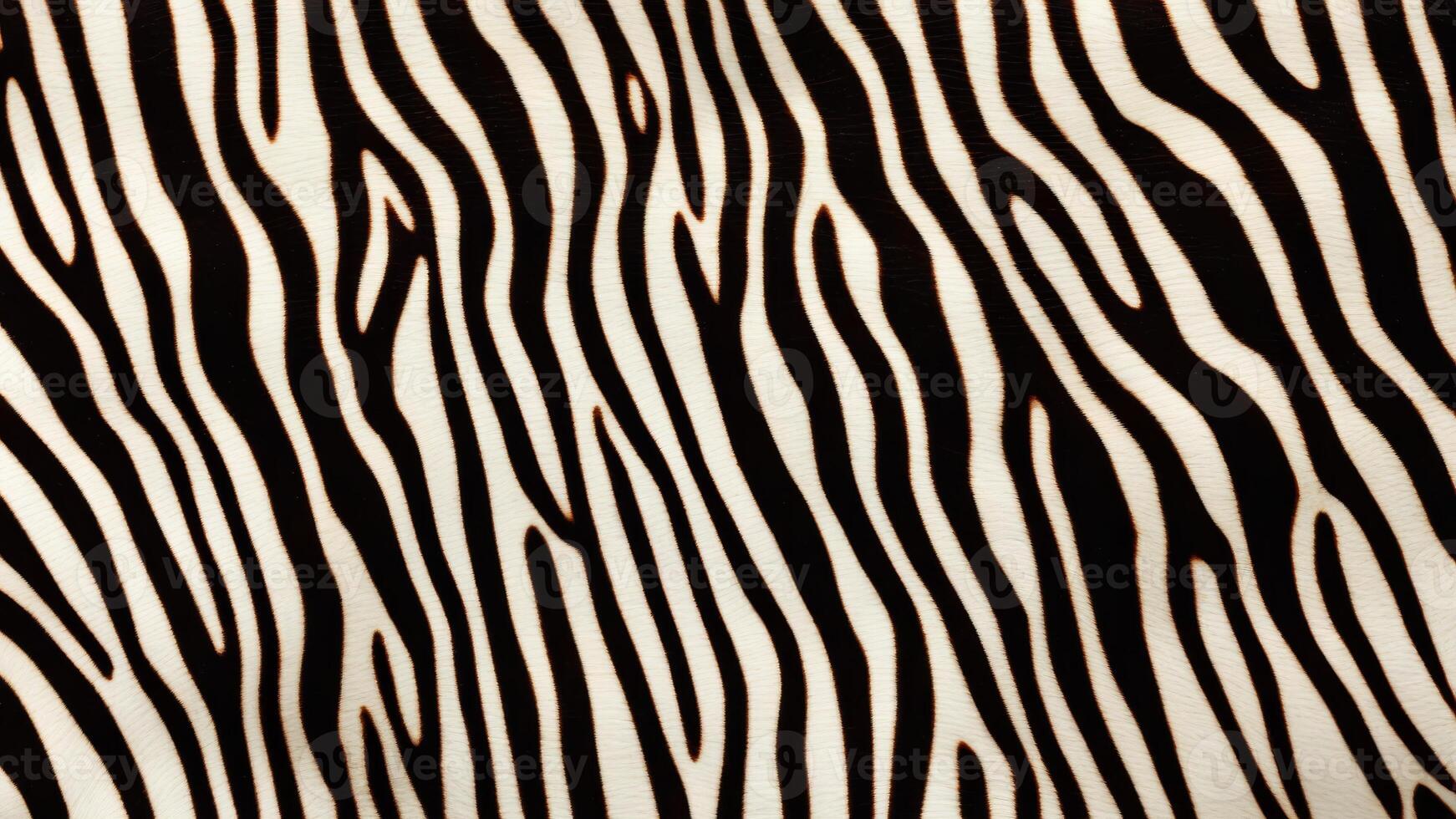 Zebra skin pattern with texture as background. photo