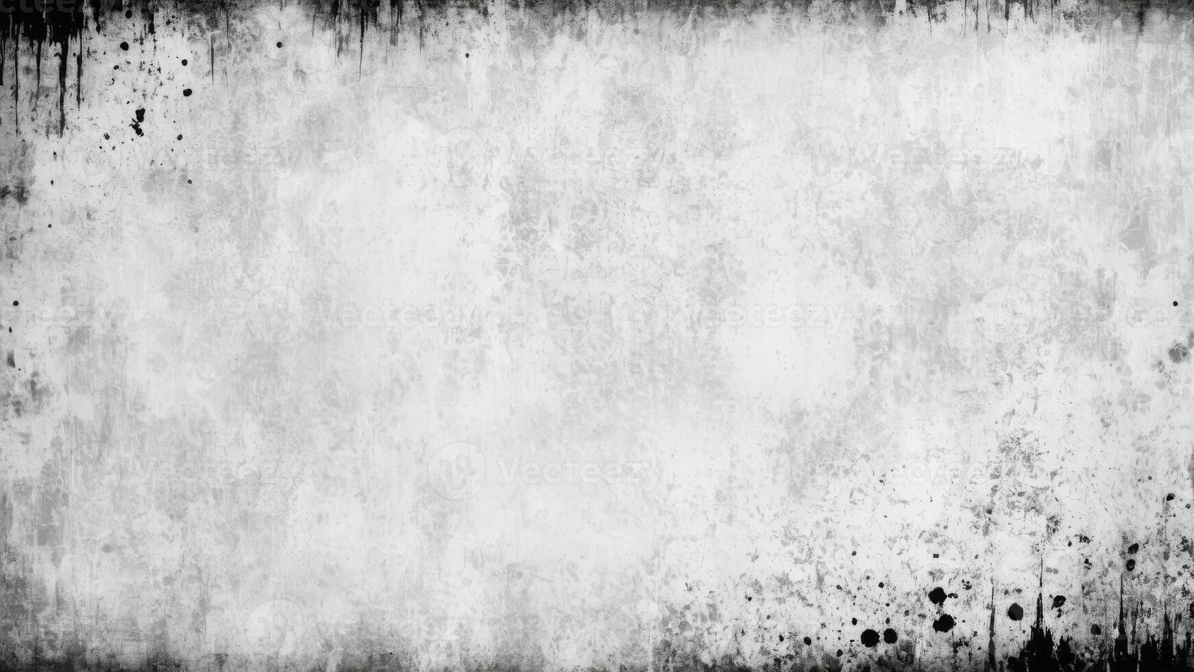 white wall texture with black stains as background photo