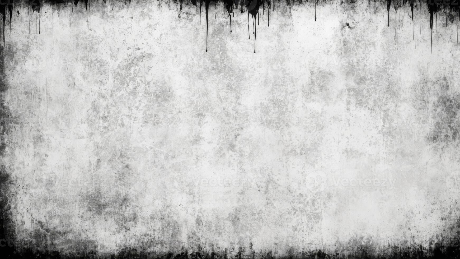 white wall texture with black stains as background photo