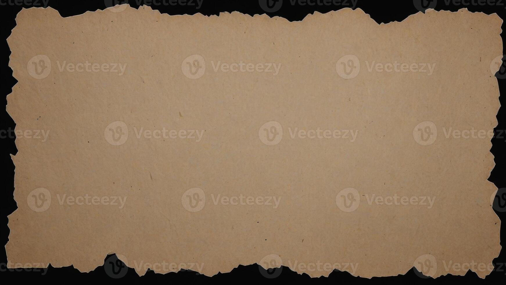 pieces of torn vintage paper with uneven edges. photo