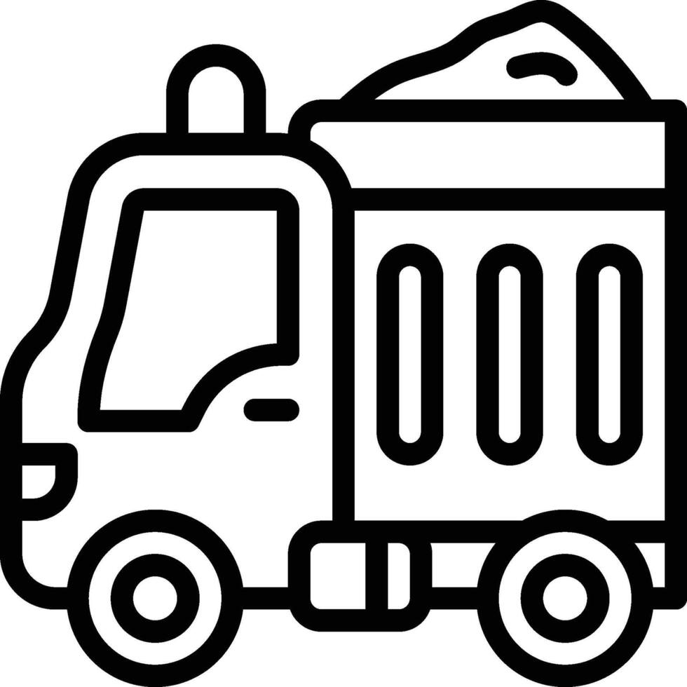 Truck Icon. Dump Truck Icon vector