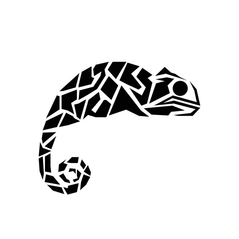 Chameleon Logo Icon Design vector