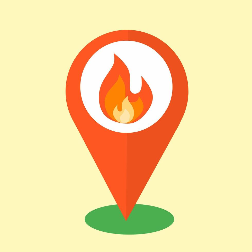 location map pointer vector