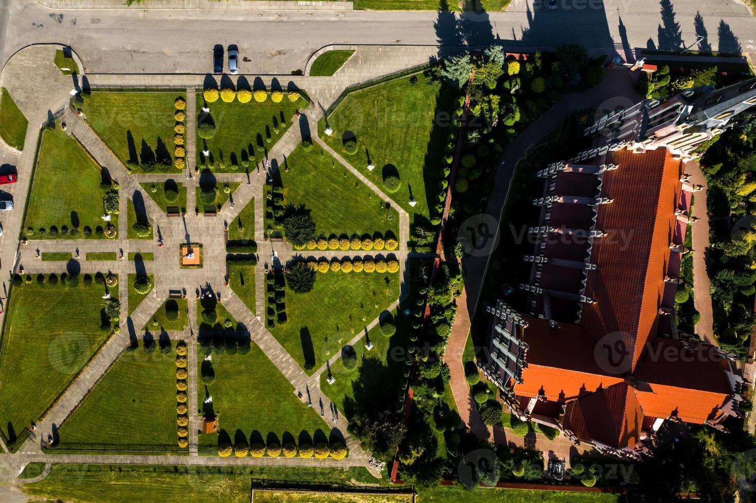 Old retro Church of the Holy Trinity in Gerviaty, Grodno region, Belarus photo