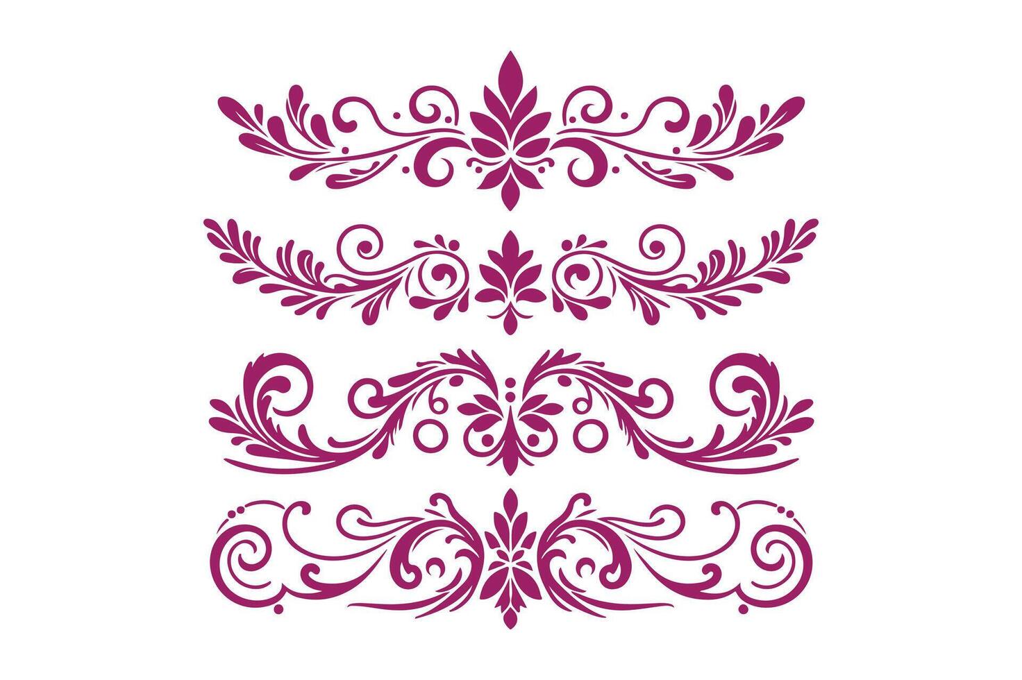 Intricate Ornament Element Illustration vector