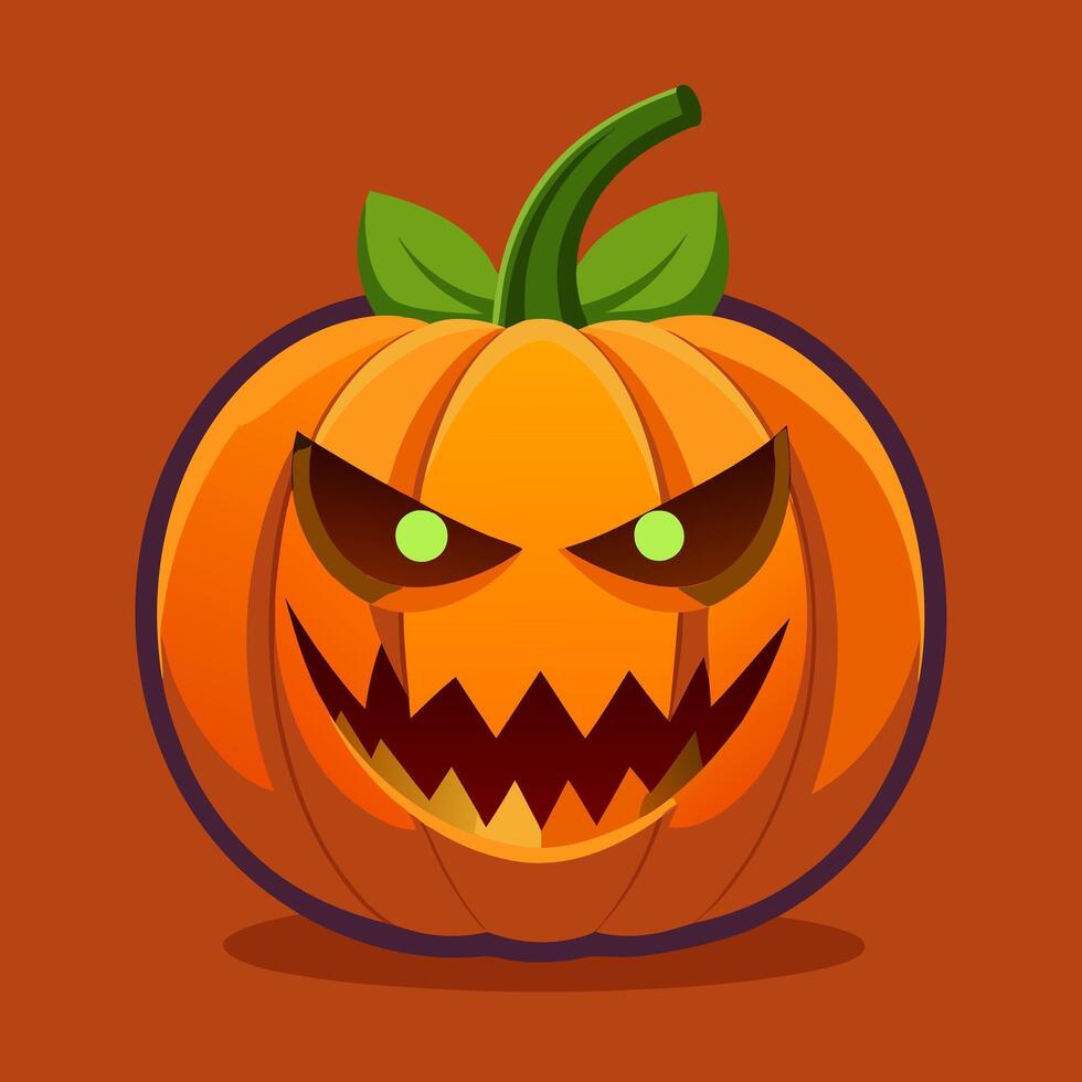 Halloween Pumpkin Face vector