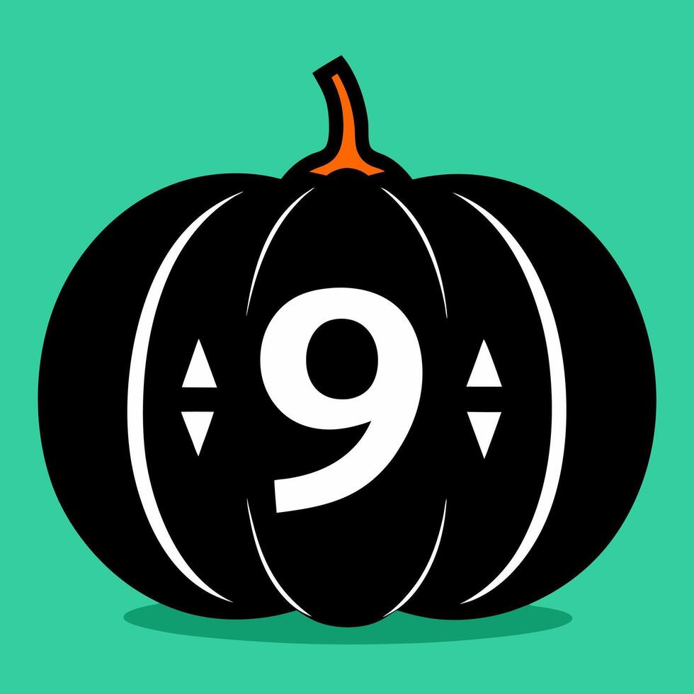 Unique and Scary Halloween Pumpkin Face Designs vector