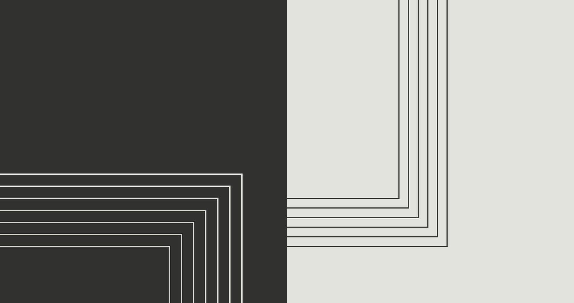 Abstract background of geometric lines with two colors vector