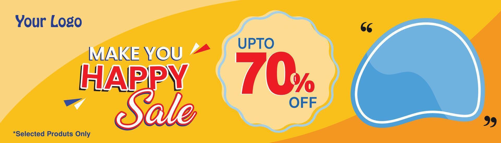 Shop Sale banner design, Banner Design Idea vector