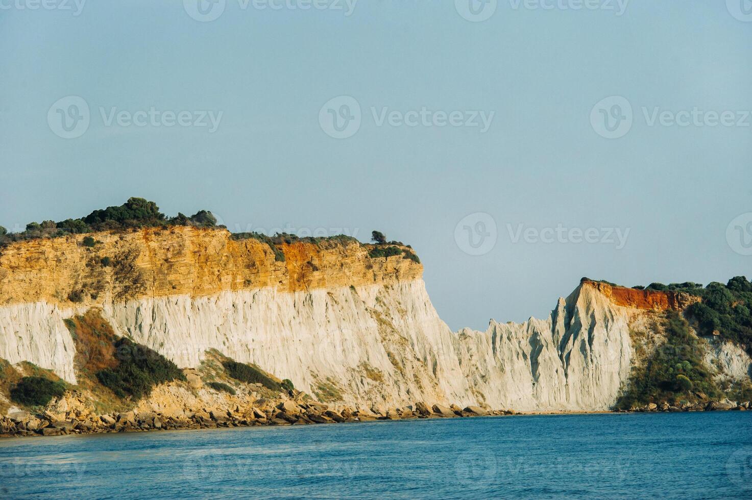 viewpoint of gerakas beach in the island of zakynthos photo