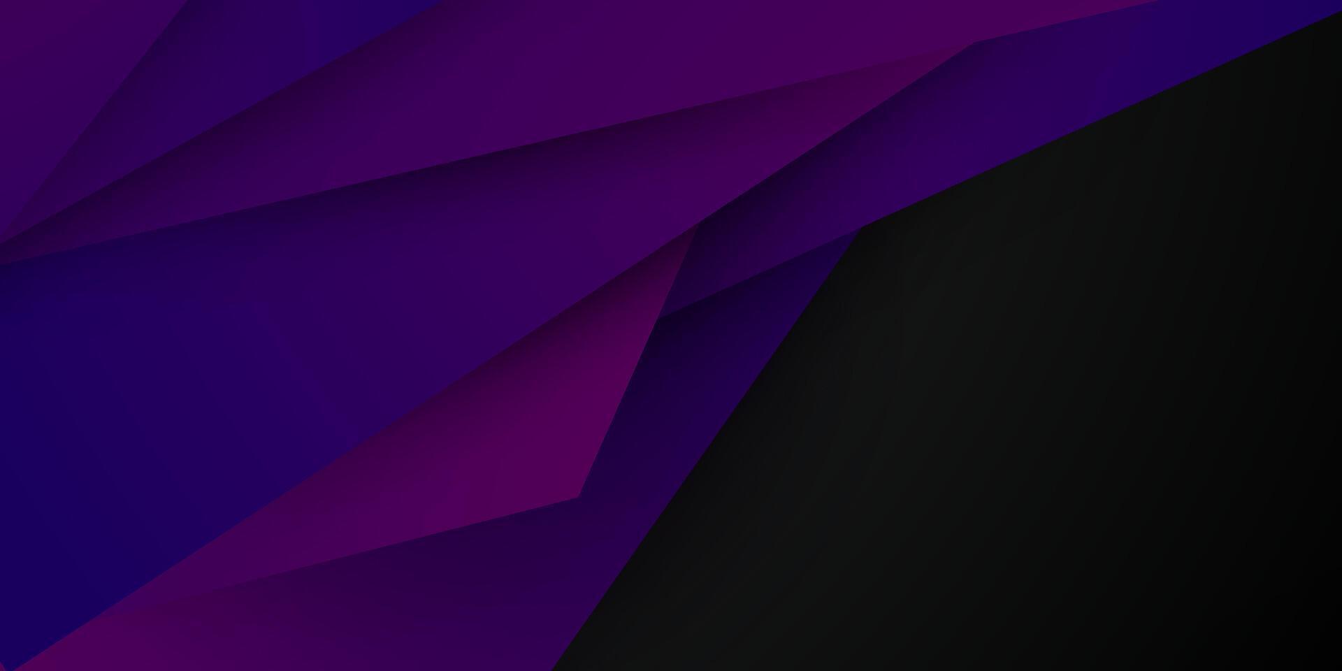 Abstract dark purple overlap background with triangle papercut pattern. Purple background with shadow design. vector