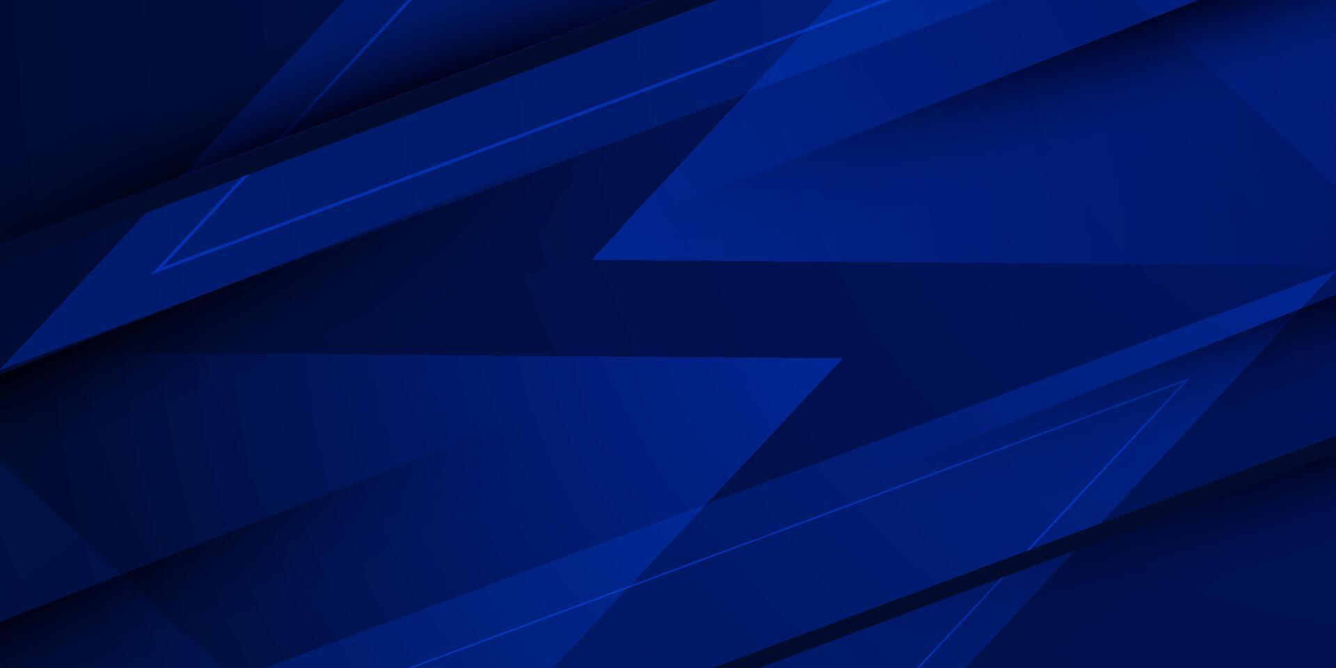 Abstract dark blue triangle color geometric design. Modern overlap papercut futuristic background illustration. vector