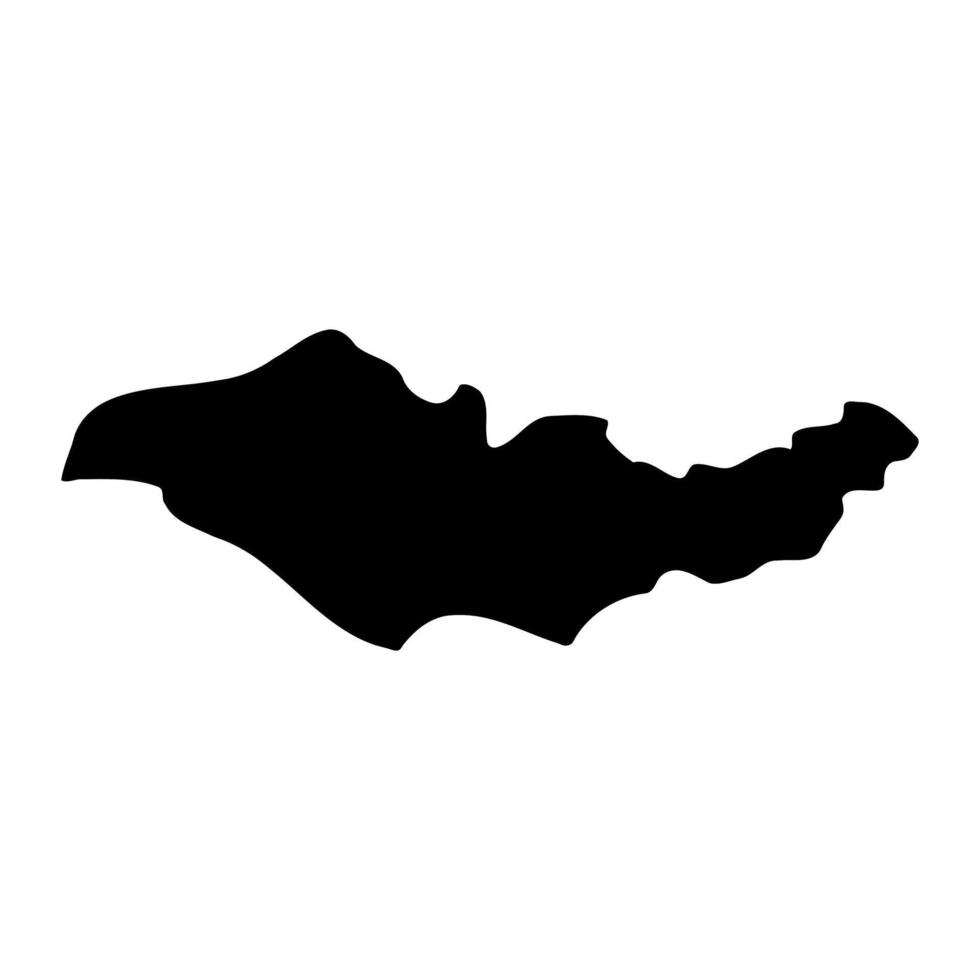 Gomba District map, administrative division of Uganda. illustration. vector