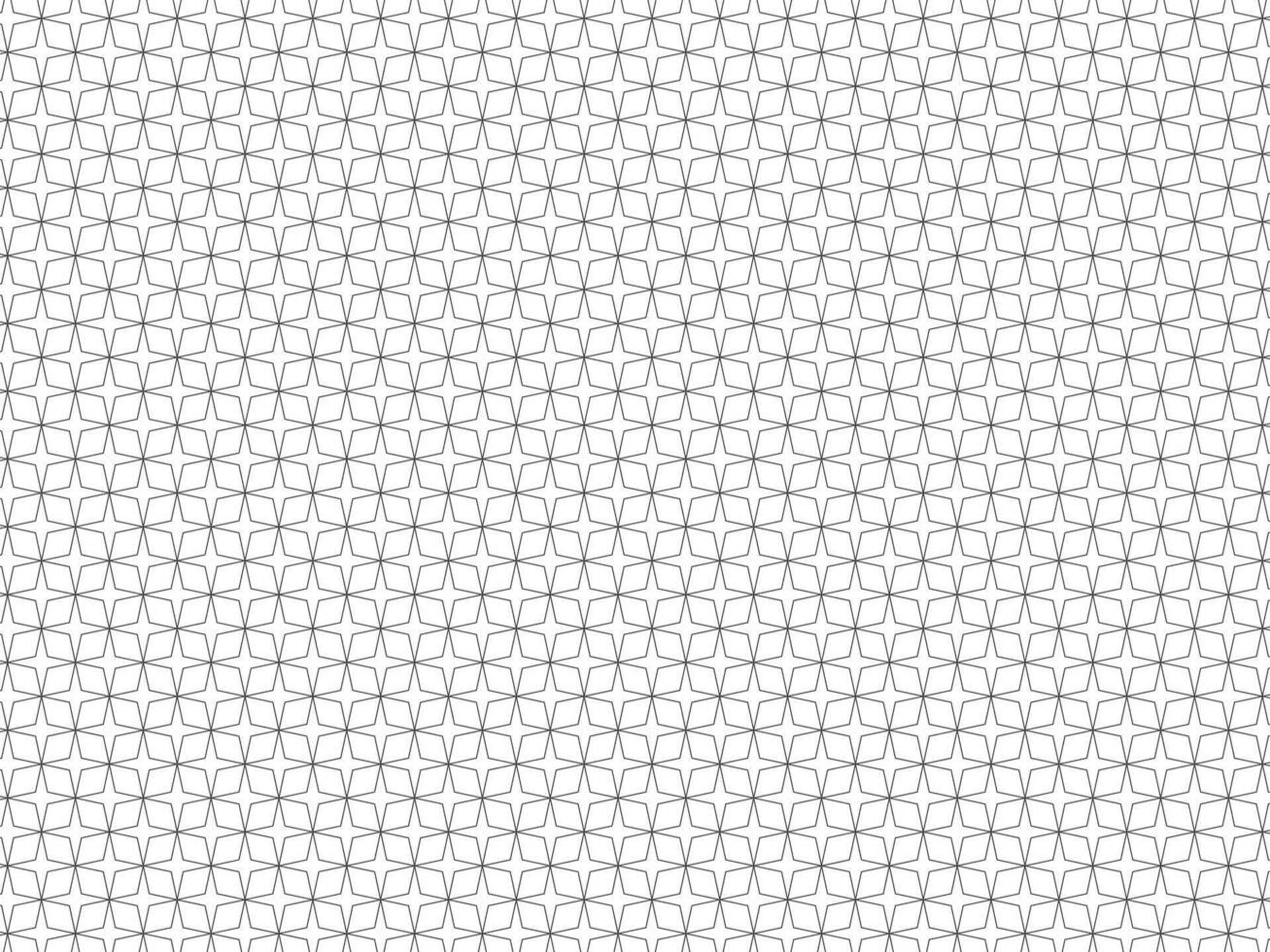 Abstract stars geometric seamless pattern vector