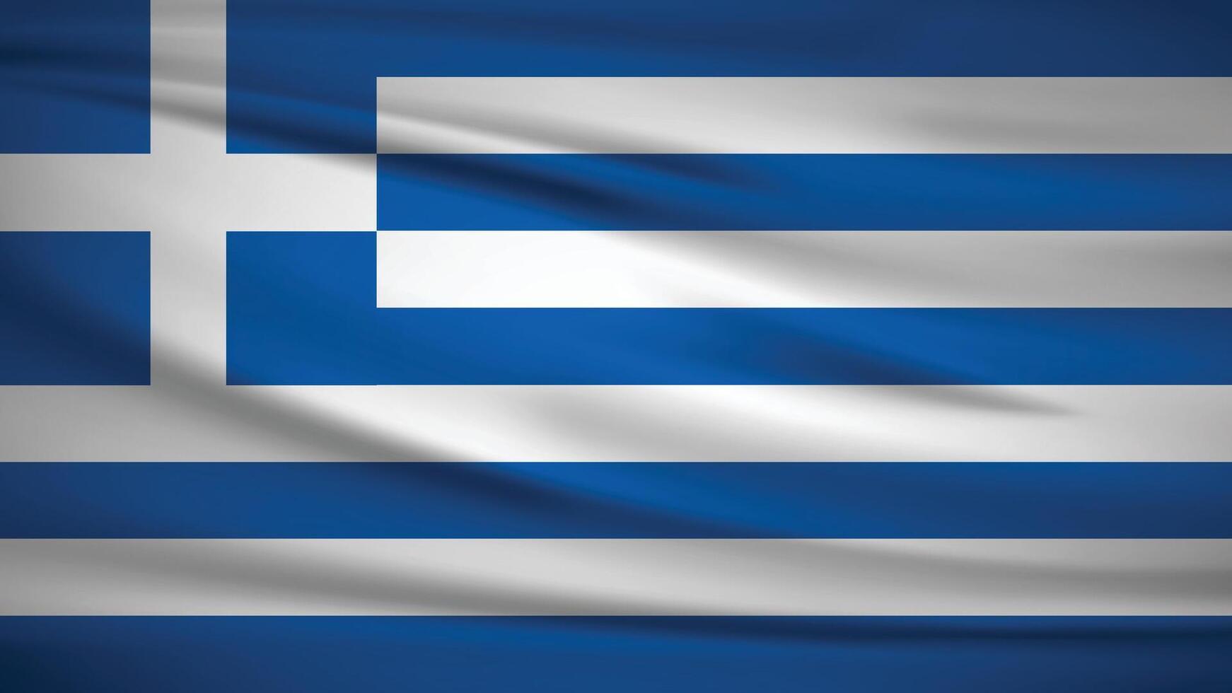 Flag officially Greece, Background Illustration 4K vector