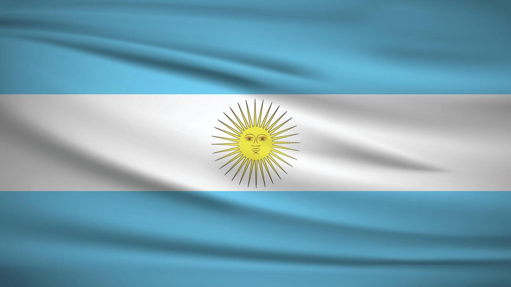 National Flag of Argentina Background 4K vector