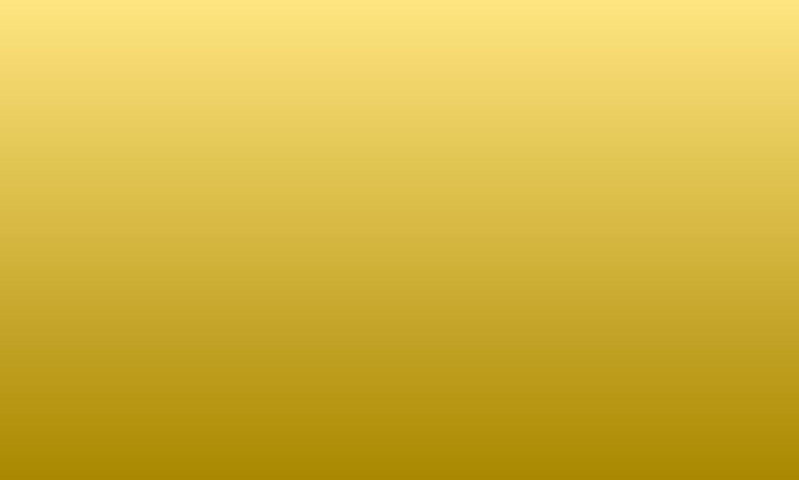 Modern gold yellow color gradient transition background. Flat and blank template overlay decoration vector