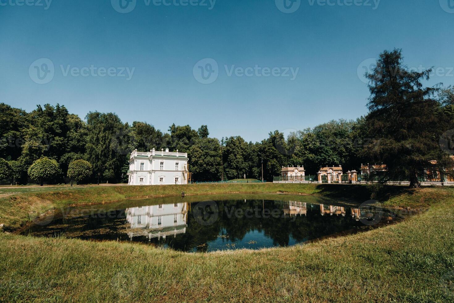 Kuskovo manor in Moscow, Russia. Kuskovo manor is a unique monument of the XVIII century, a Summer residence in Moscow photo