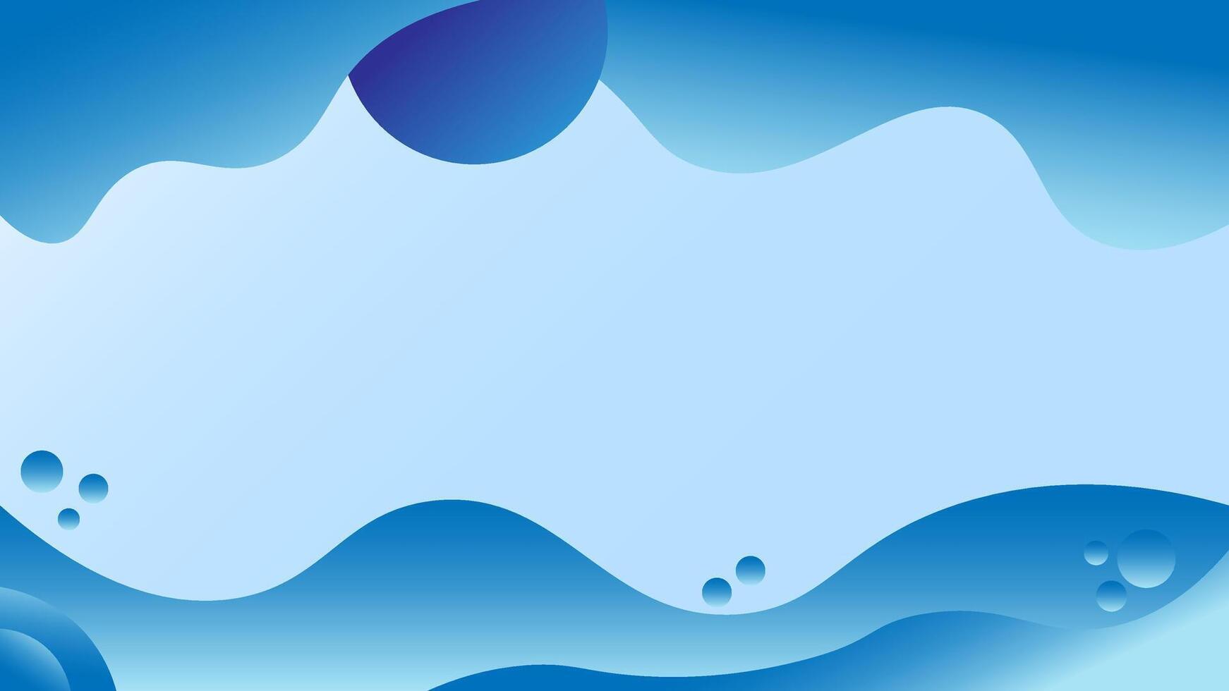 blue background with a beach theme vector