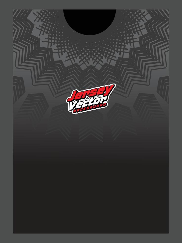 The jersey is a background black and white with a red logo vector