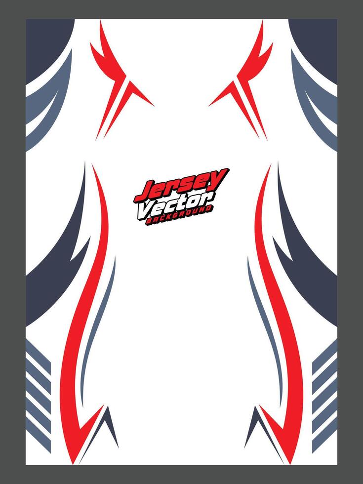 The jersey design for a team with red, white and blue colors vector