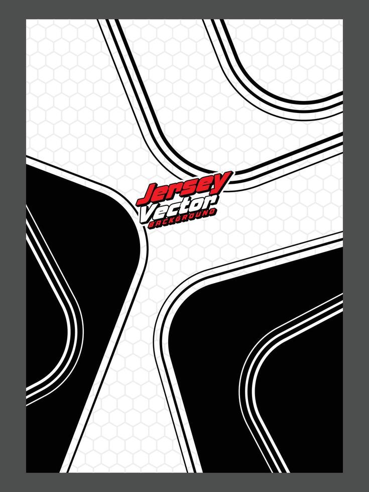 A black and white poster with a road and a car vector
