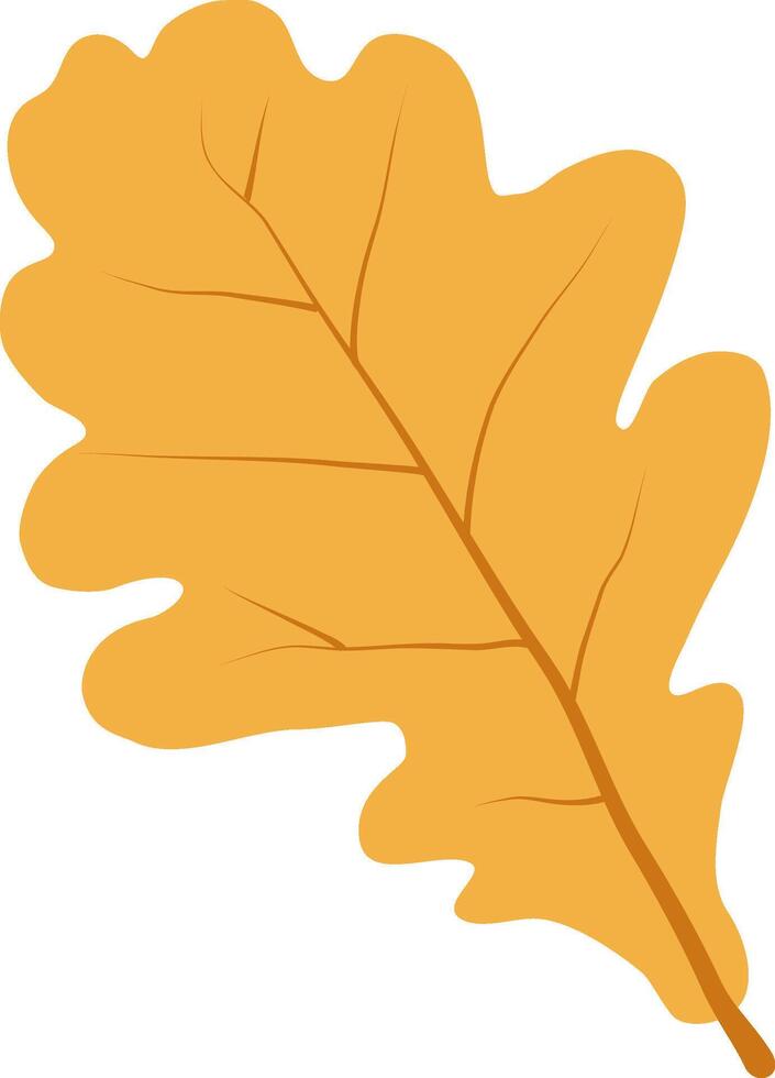 A dry leaf vector