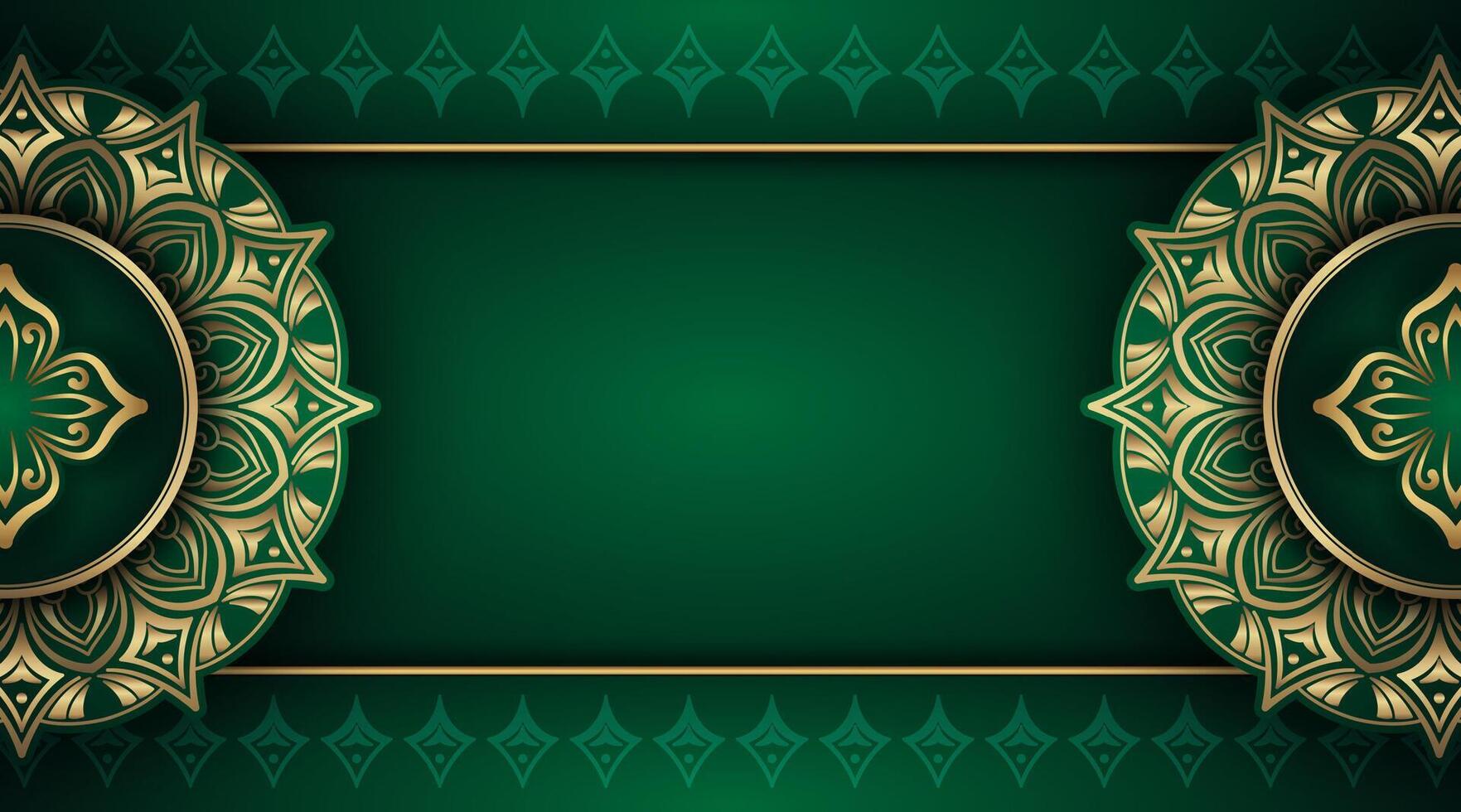 luxury background with mandala ornament vector
