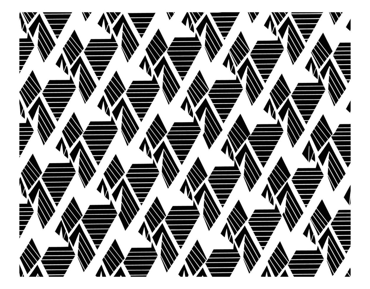 Mountain Triangle Shapes Pattern Format vector