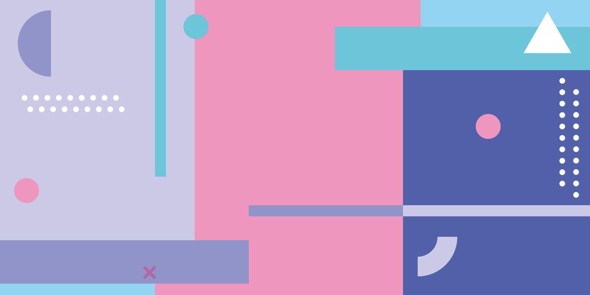 elegant pastel color geometric shape background design. vector