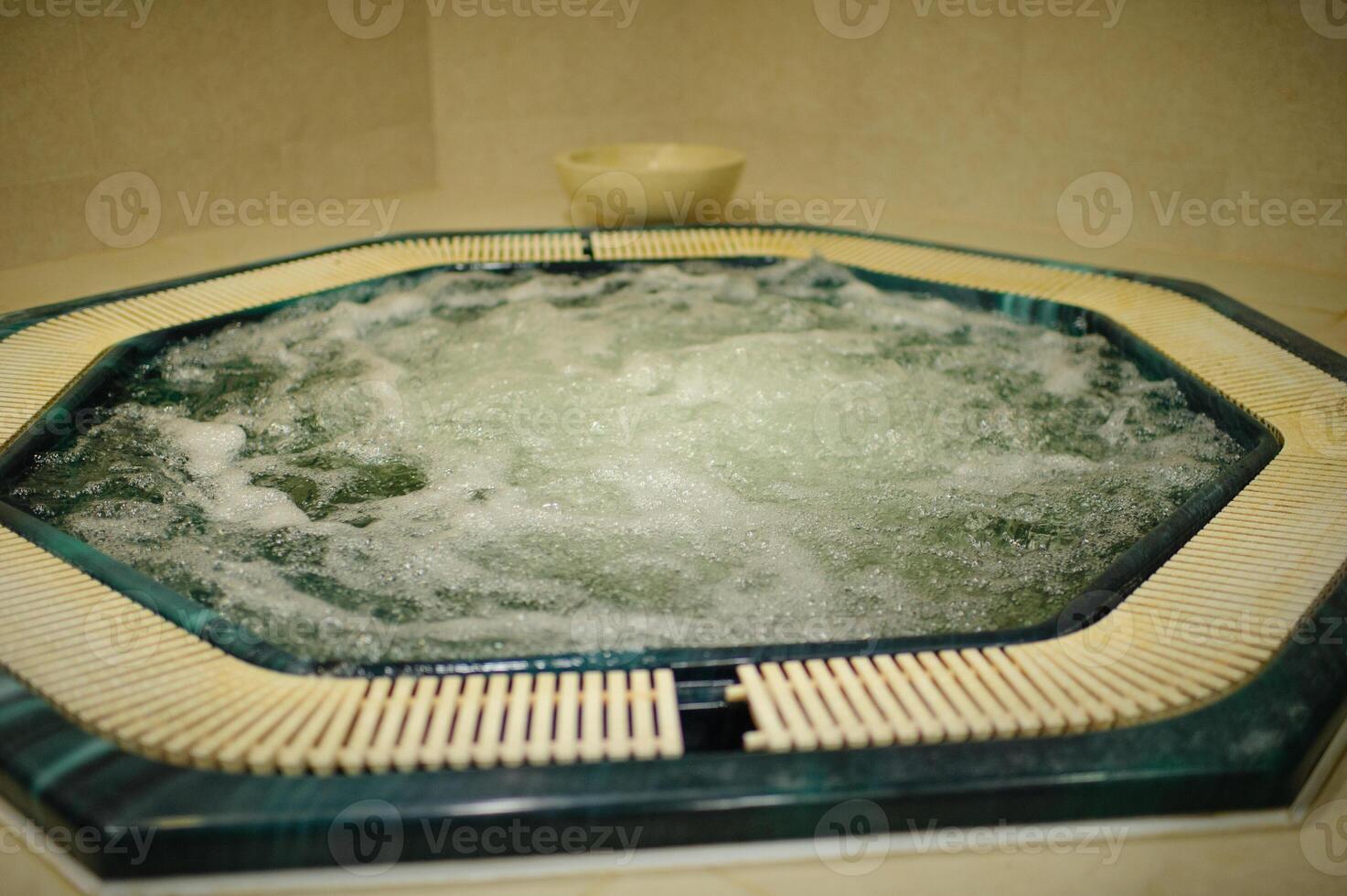 Bubble bath at the Spa. Relax in the small pool photo