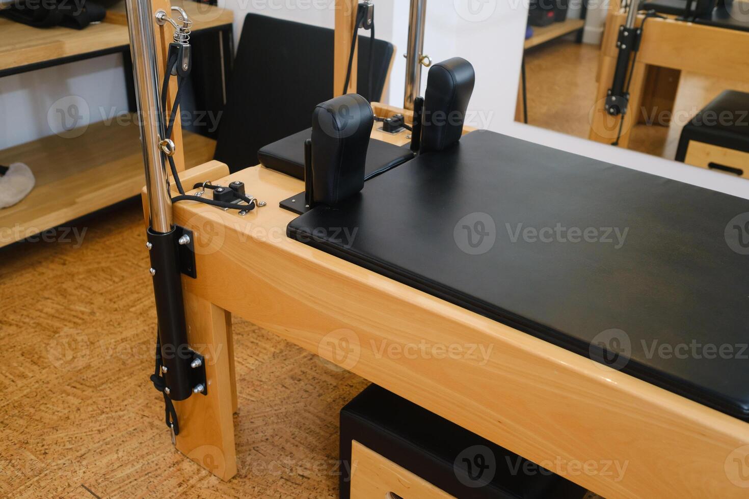 Trapeze table. Trapeze table - Pilates exercise machine photo