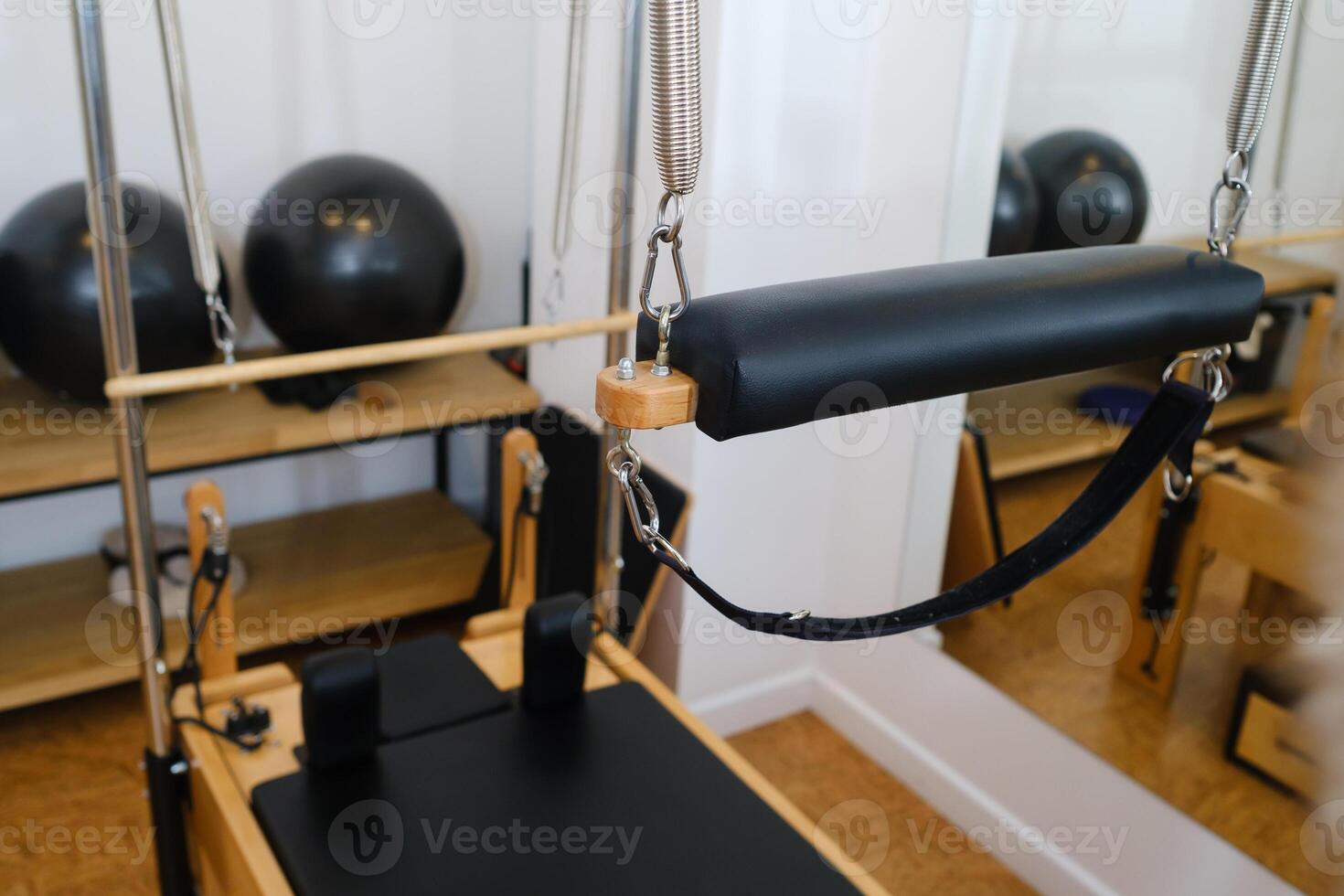 Trapeze table. Trapeze table - Pilates exercise machine photo