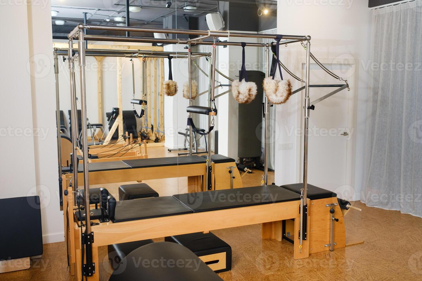 Trapeze table. Trapeze table - Pilates exercise machine photo