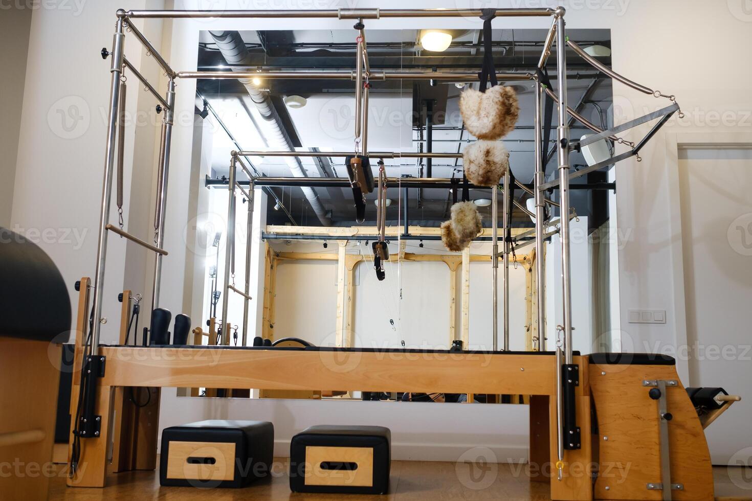 Trapeze table. Trapeze table - Pilates exercise machine photo