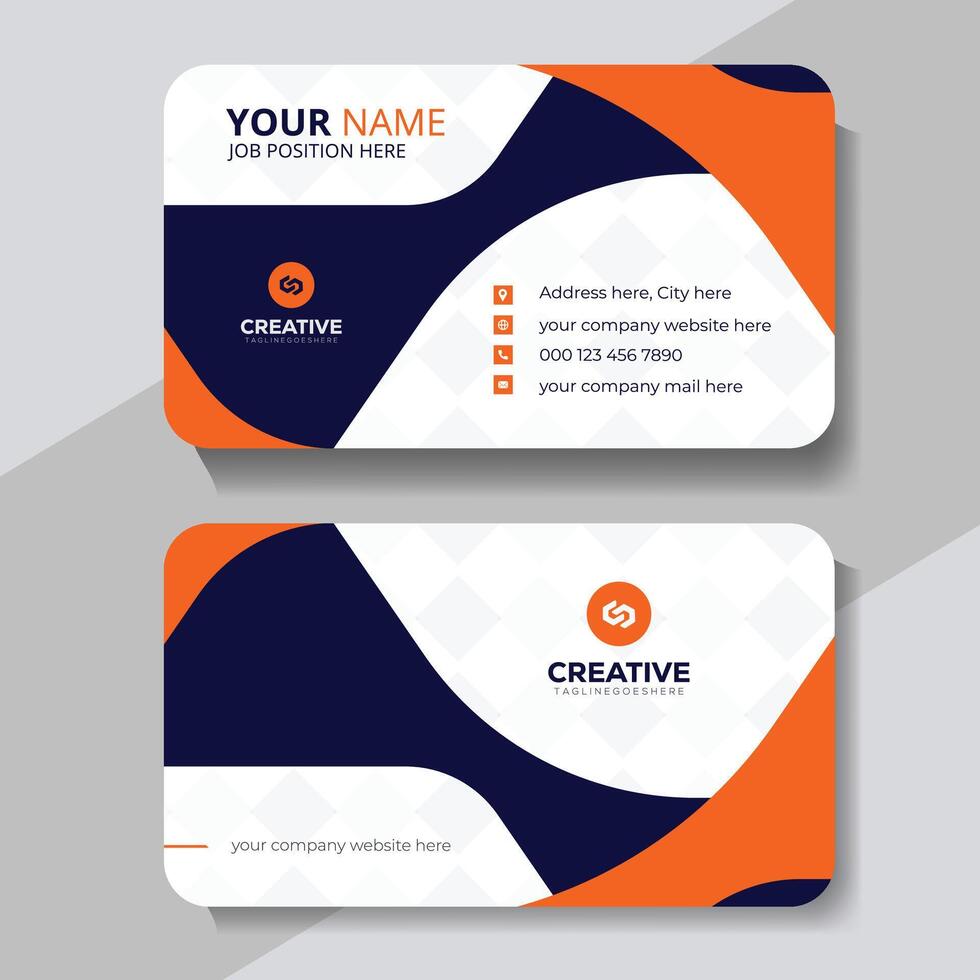 Modern business card and brand identity template design vector