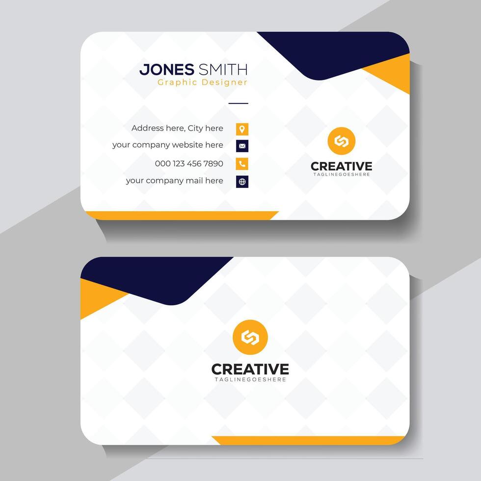 Modern Business Card Design Template vector