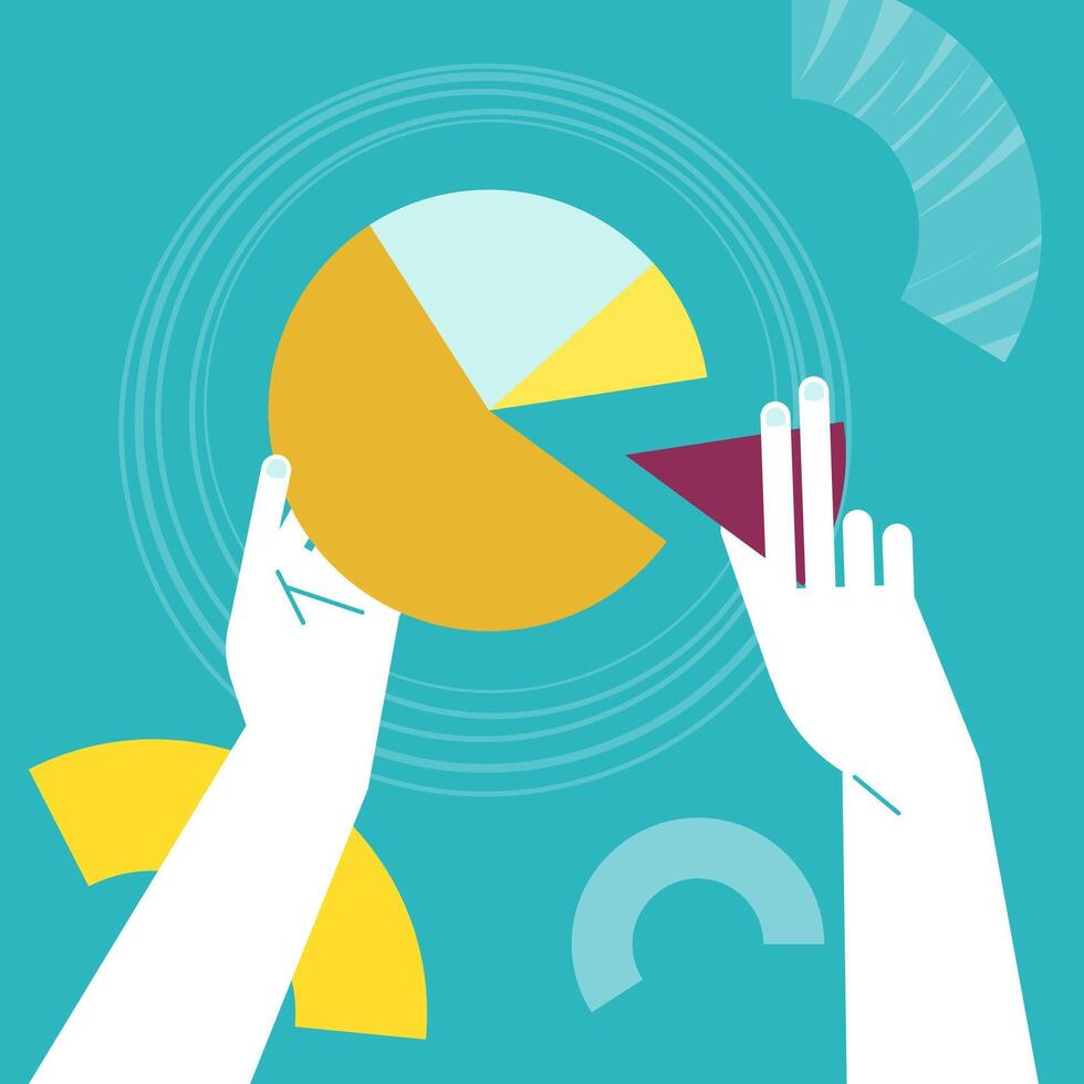Business concepts, illustrations for startup, idea for business presentation, marketing. vector
