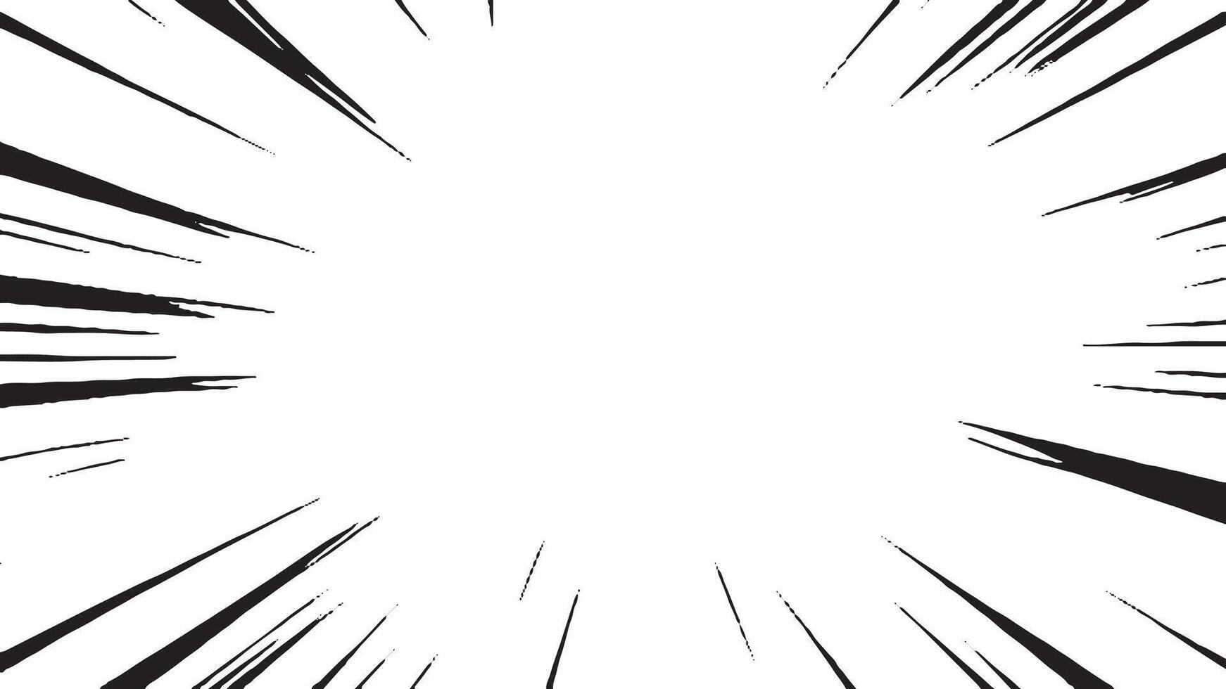 Pointy lines converging towards center grunge monochrome abstract texture background pattern vector