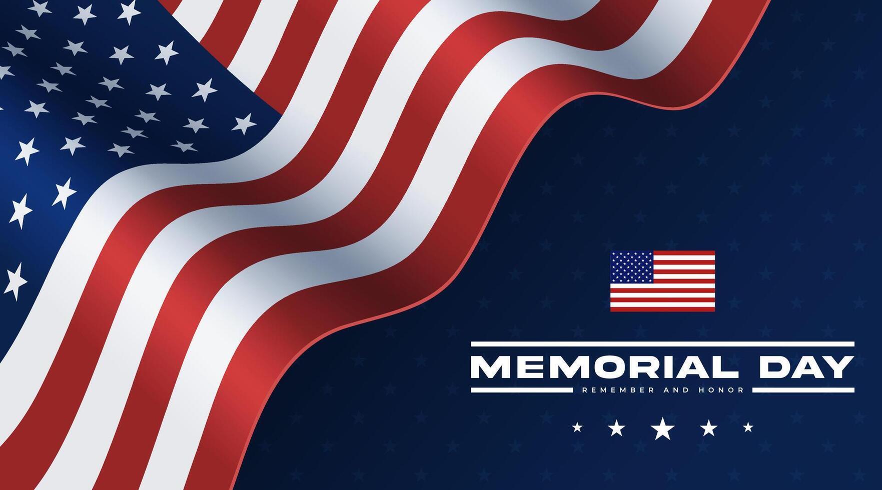 USA Memorial Day background. illustration. vector
